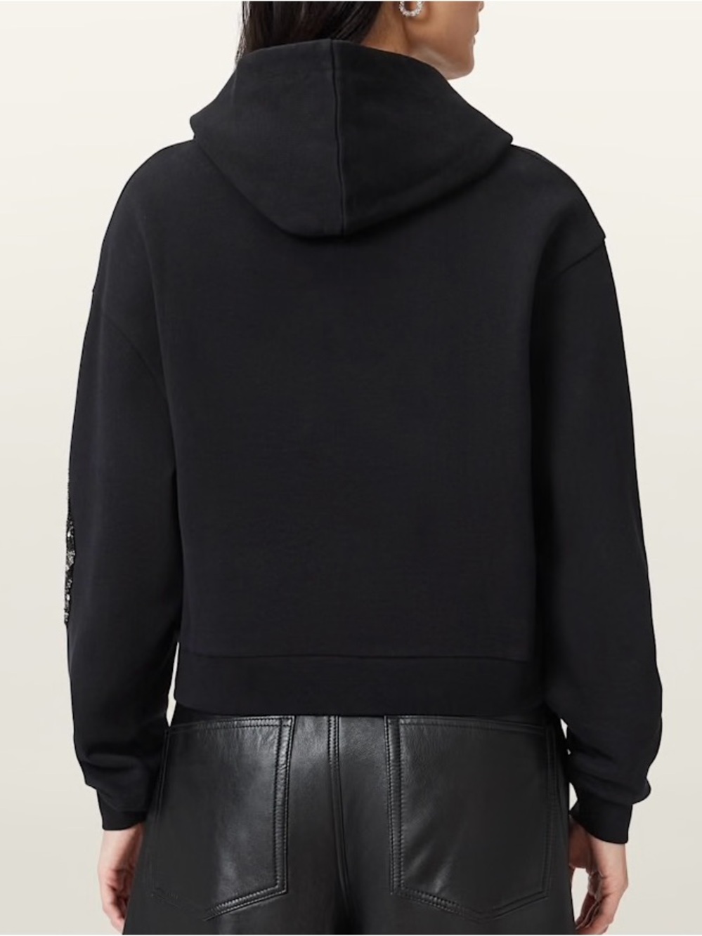 Allsaints Alenka Pippa Embellished Hoodie - Picture 4 of 10